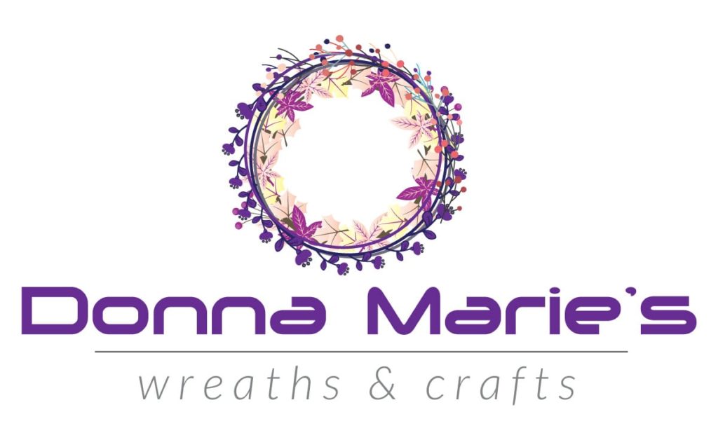 Donna Marie's Wreaths and Crafts Logo Design