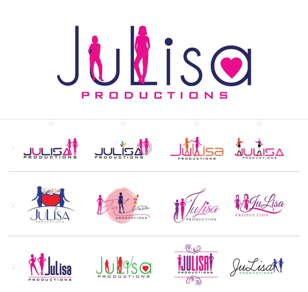 Julisa Production Logo Design Options