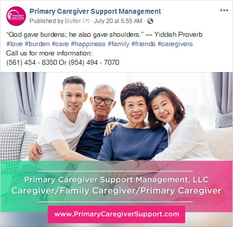 Primary Caregivers Facebook Post 2