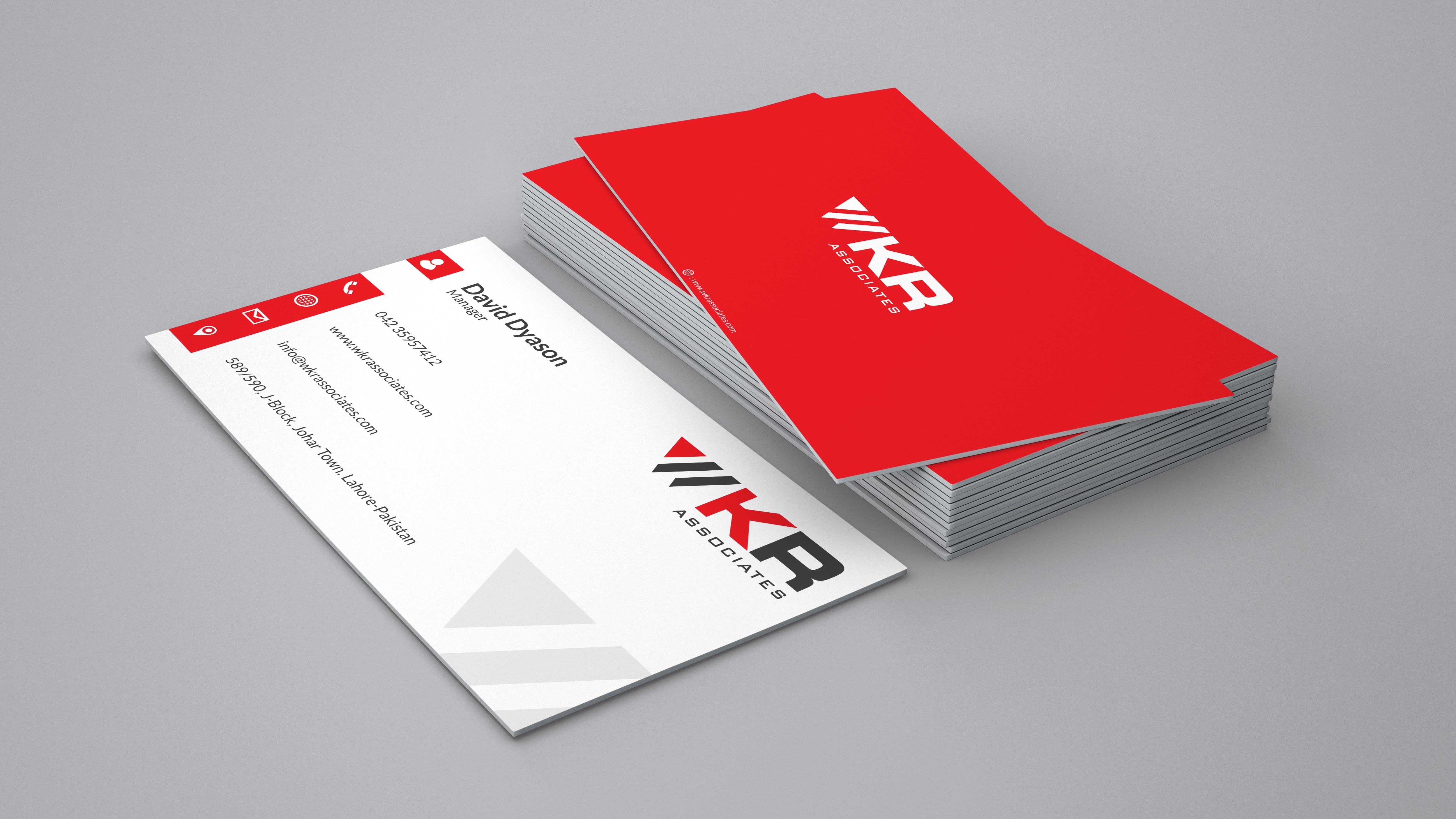 WKR Associates Business Card