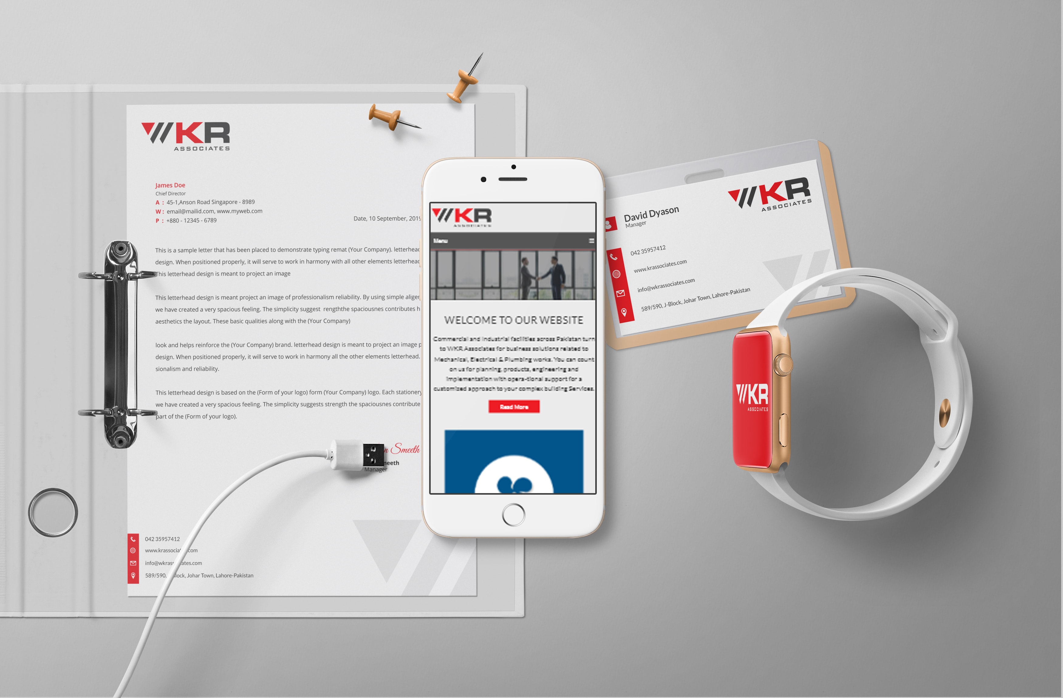 WKR Associates Branding